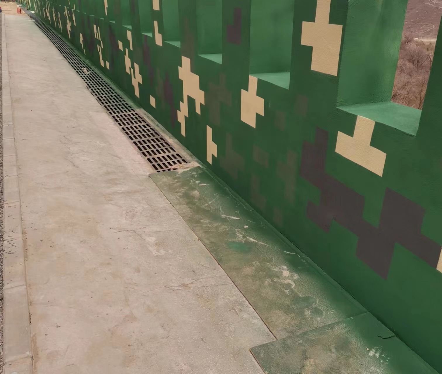 辽宁围墙迷彩喷涂,数迷彩漆